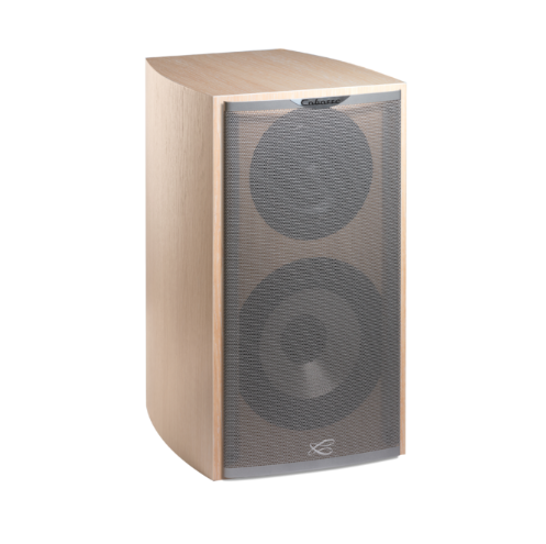 Antigua MC170 speaker in light oak, side view