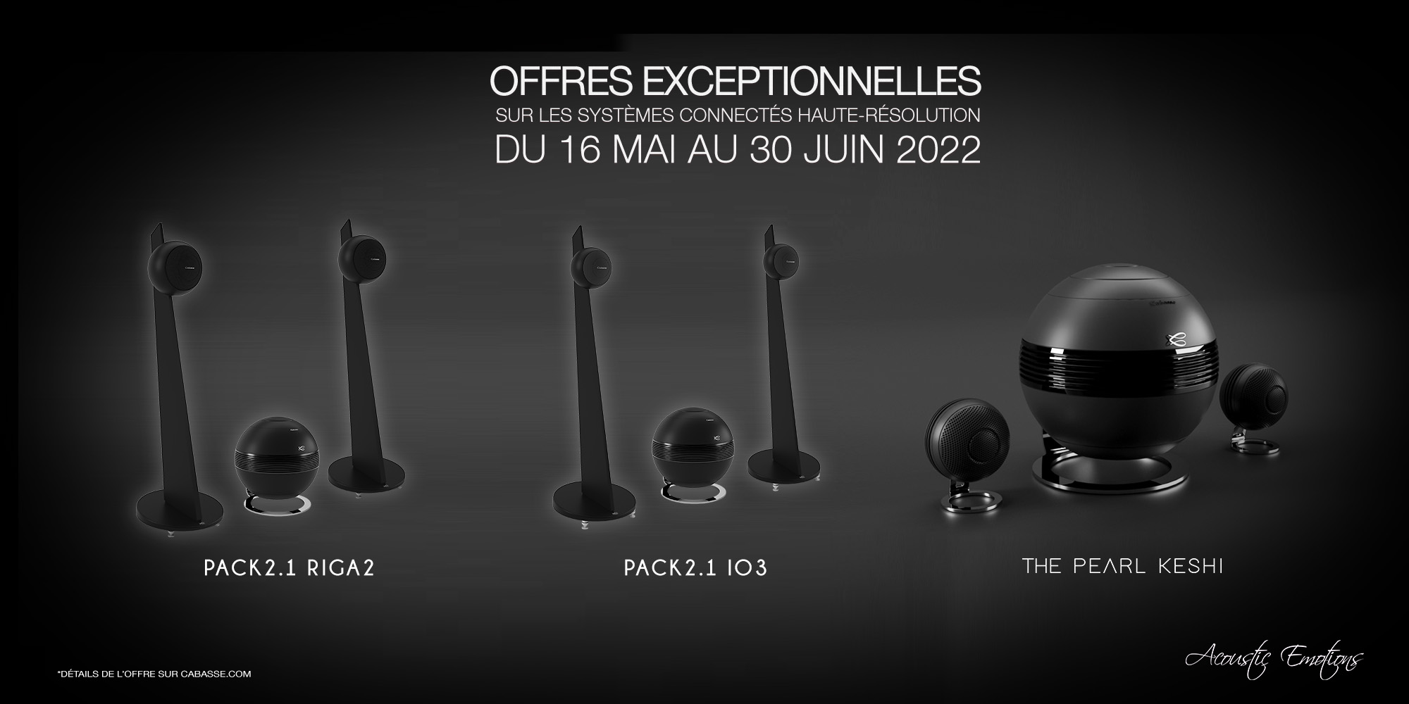Offre remise Cabasse 2022 range paysage