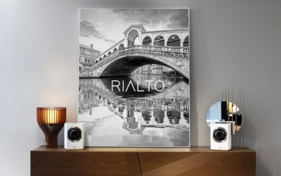 Quand le Classique rejoint le Connecté : RIALTO, le premier système Cabasse Hi-fi, sans fil, dans un format bibliothèque